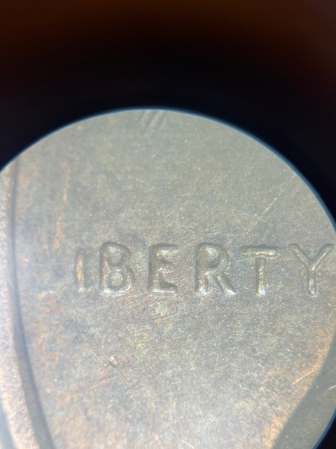 Lincoln-Cents-1972--D-With-L-Of-Liberty--Very-Lite-!